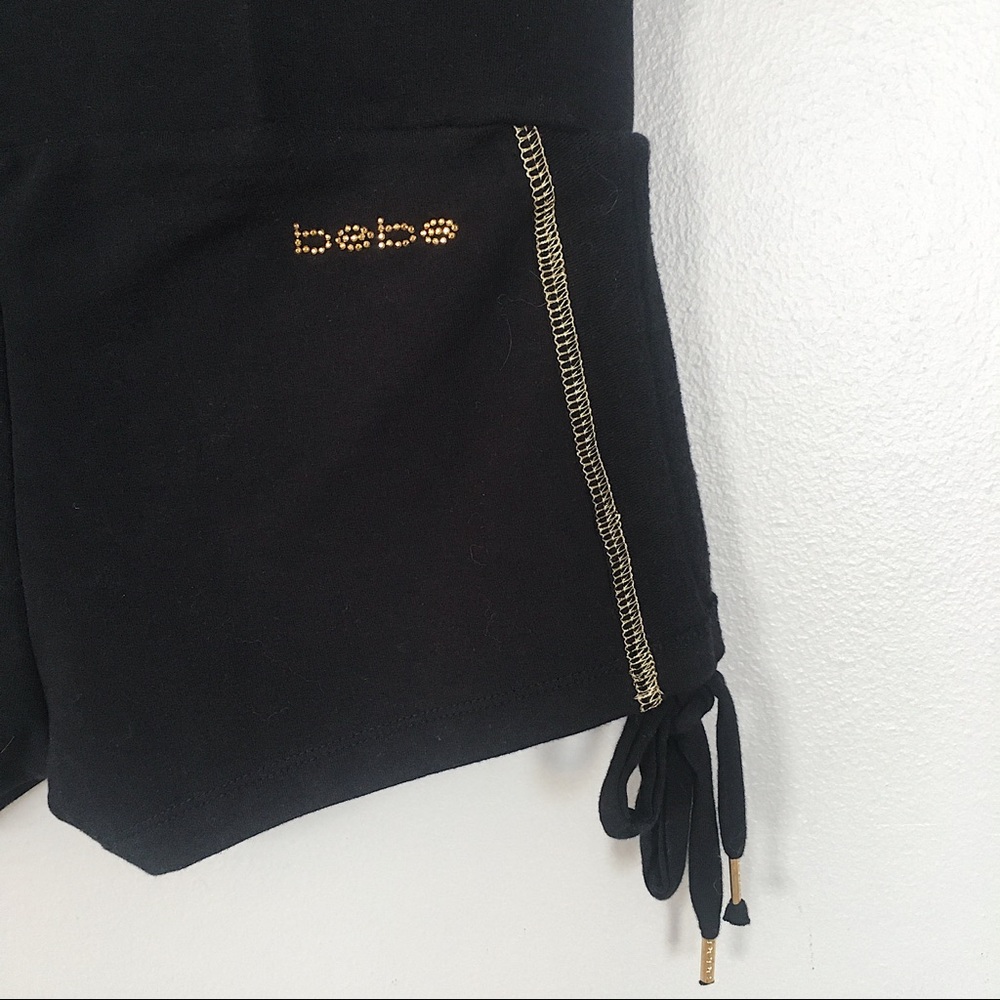 NWT Bebe Romper Zip Up Jumpsuit - Picture 4 of 6